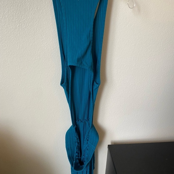 FP Movement Women’s Blissed Out Romper in Teal Size XS Activewear One Piece - Picture 3 of 9